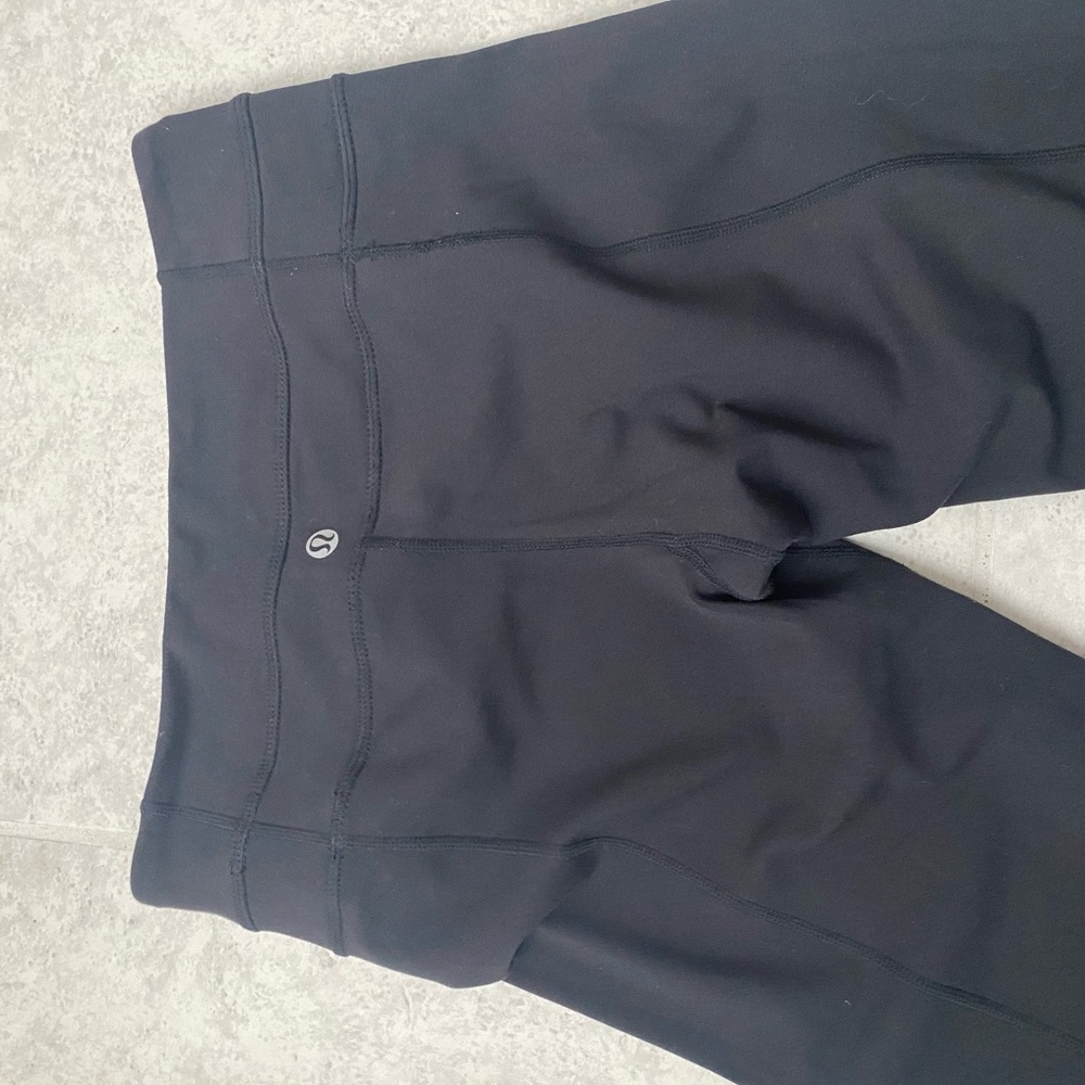 Lululemon leggings, black, size 4 TALL